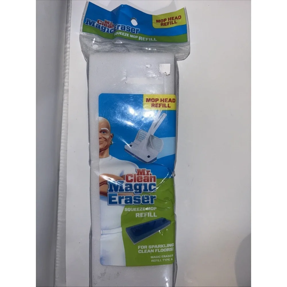 Mr Clean Magic‎ Eraser New Universal Mop Refill Type A Fits Most Squeeze Mops